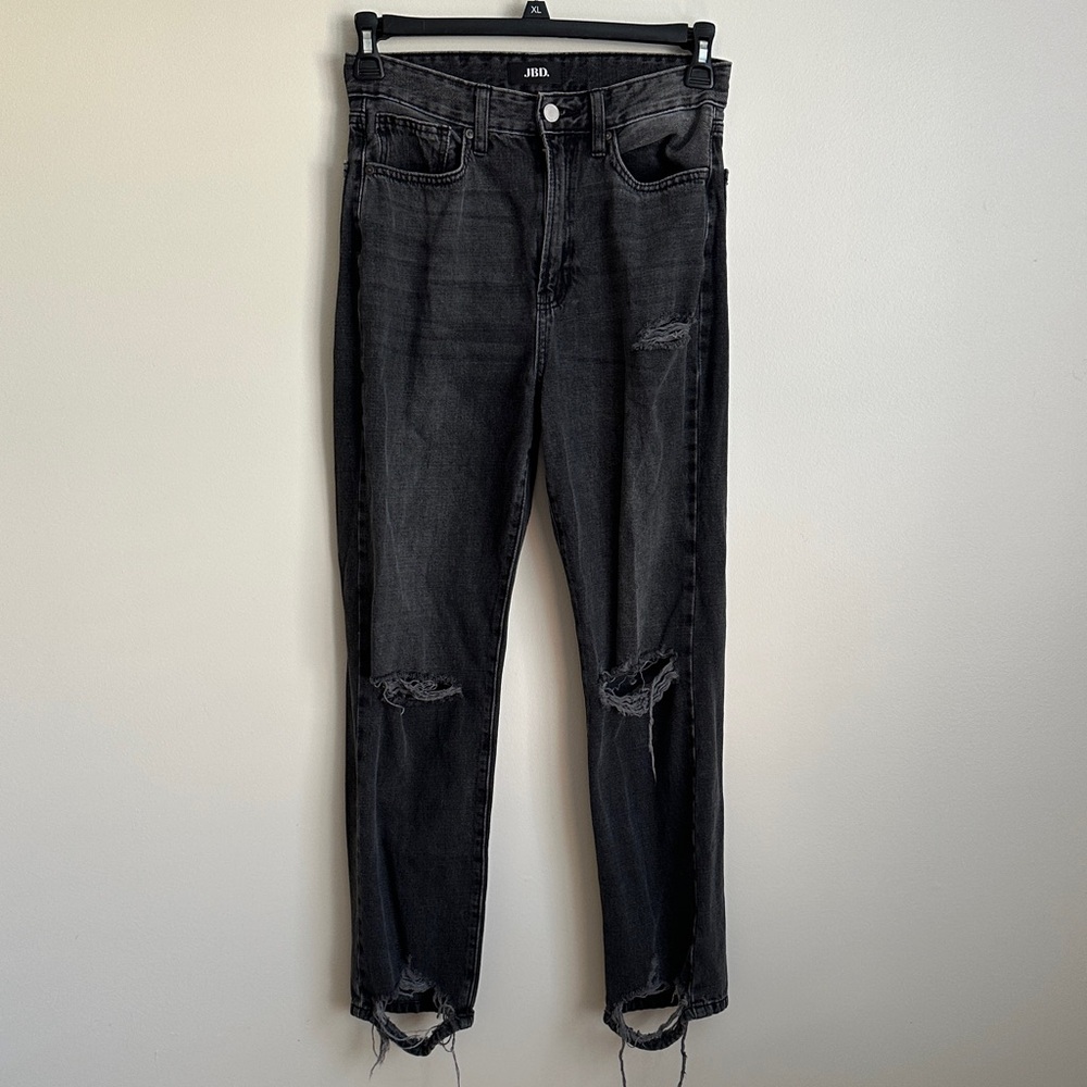 JBD Distressed Black Jeans